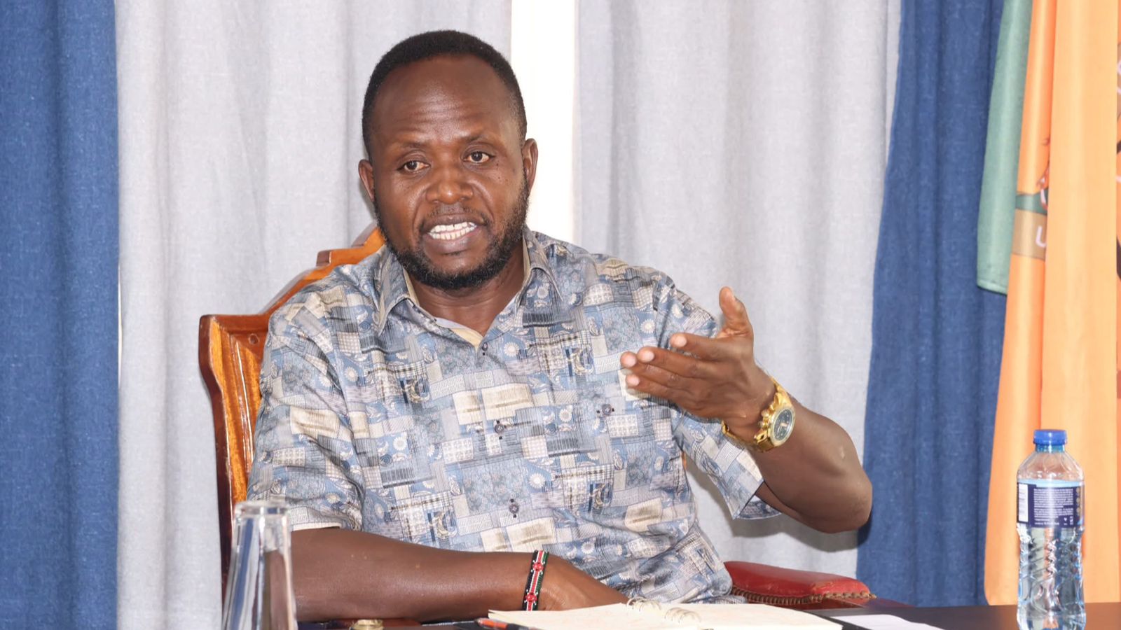 File image of Trans Nzoia Governor George Natembeya