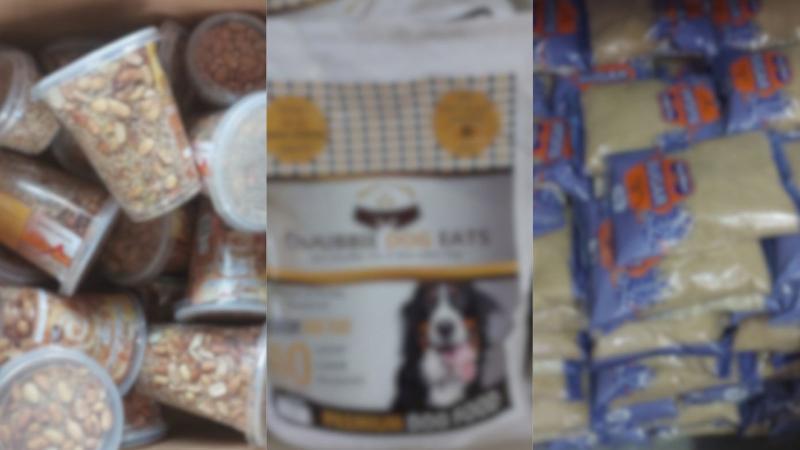 File image of products uncovered during the raid