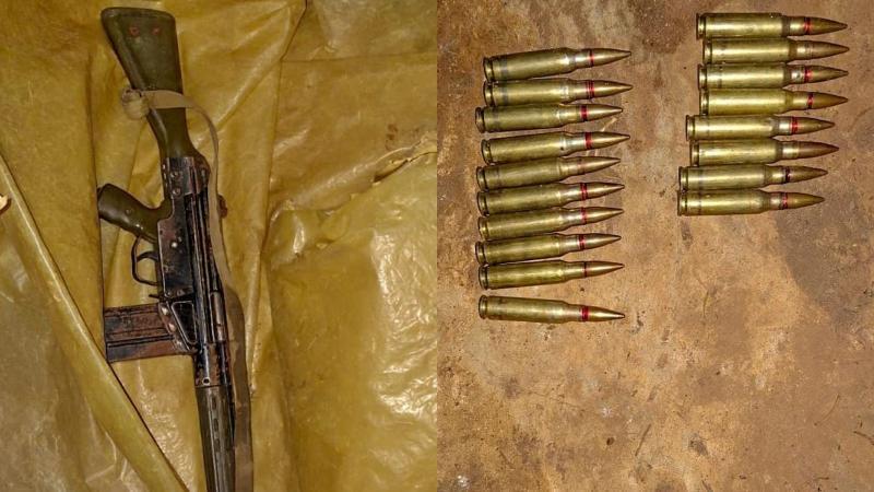 File image of the gun recovered from the suspect