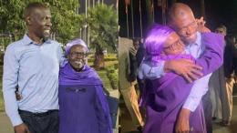 File image of Stephen Munyakho and his mother, Dorothy Kweyu