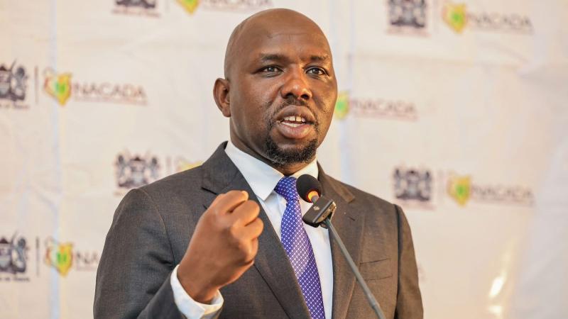 File image of Interior Cabinet Secretary Kipchumba Murkomen
