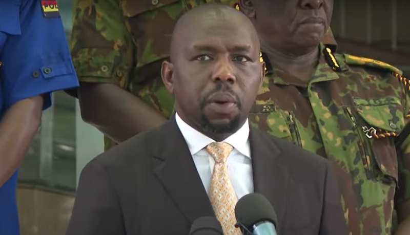 Interior Cabinet Secretary Kipchumba Murkomen