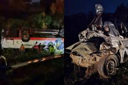 Photocollage of an accident in Mai Mahiu area.
