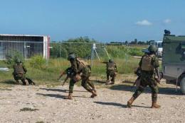 File image of MSS officers in Haiti.