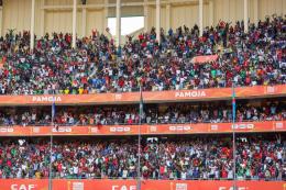 File image of fans at Kasarani Stadium during the Kenya Vs DRC match