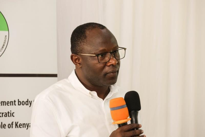 File image of IEBC Chair Erastus Edung Ethekon.