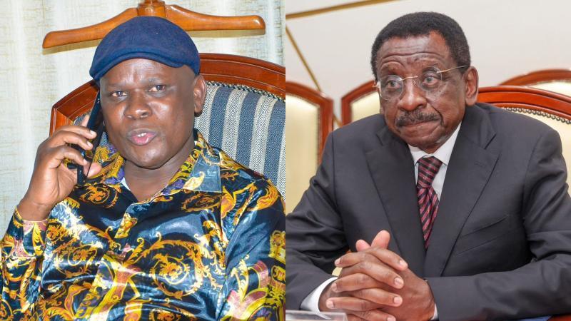 File image of Siaya Deputy Governor William Oduol and Governor James Orengo