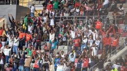 File image of football fans at Kasarani Stadium