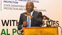 File image of Social Protection and Senior Citizen Affairs Principal Secretary Joseph Motari