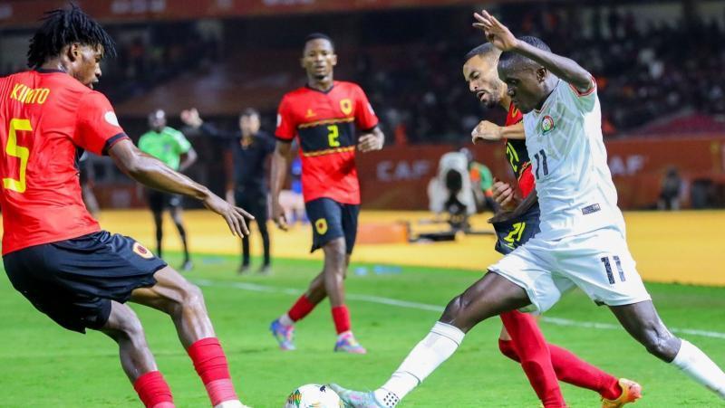 File image of Harambee Stars in action against Angola