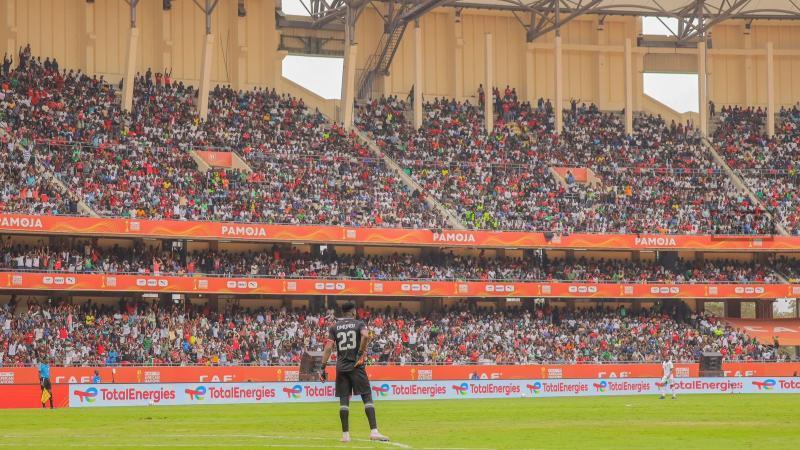 File image of the Kenya vs Morocco game at Kasarani Stadium
