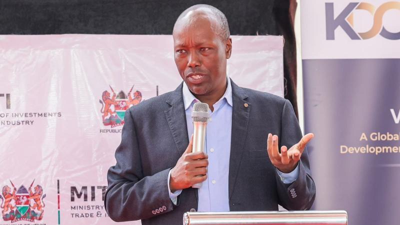 File image of Trade Cabinet Secretary Lee Kinyanjui