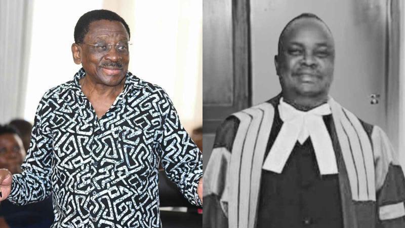 File image of Siaya Governor James Orengo and Felix Olwero