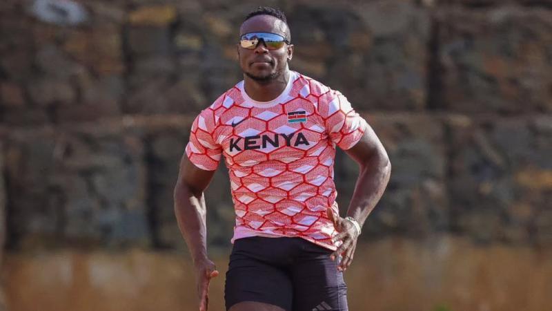 File image of sprinter Ferdinand Omanyala