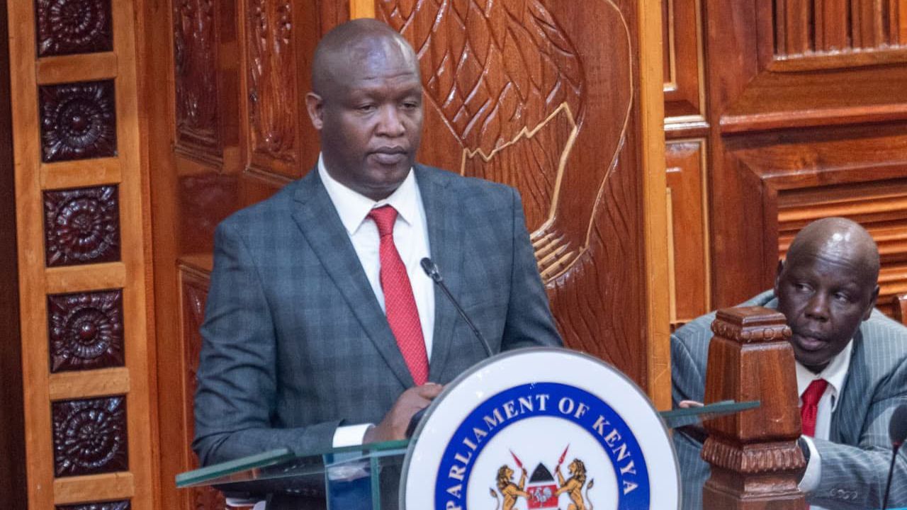 File image of Kericho Governor Erick Mutai in Senate