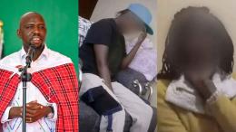 File image of Interior CS Kipchumba Murkomen and screengrabs from the BBC Documentary