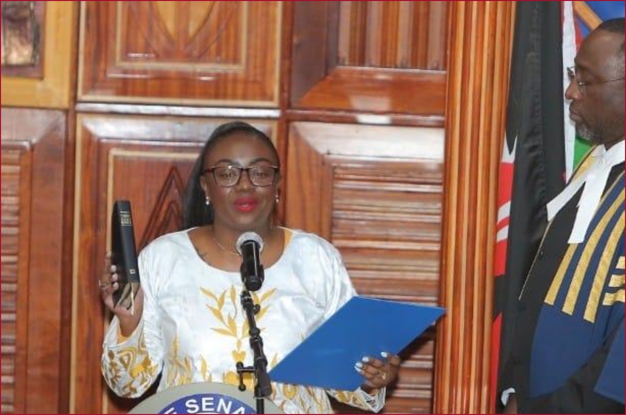 Gloria Orwoba's nomination in the Senate was annulled, and her replacement gazetted by the IEBC.