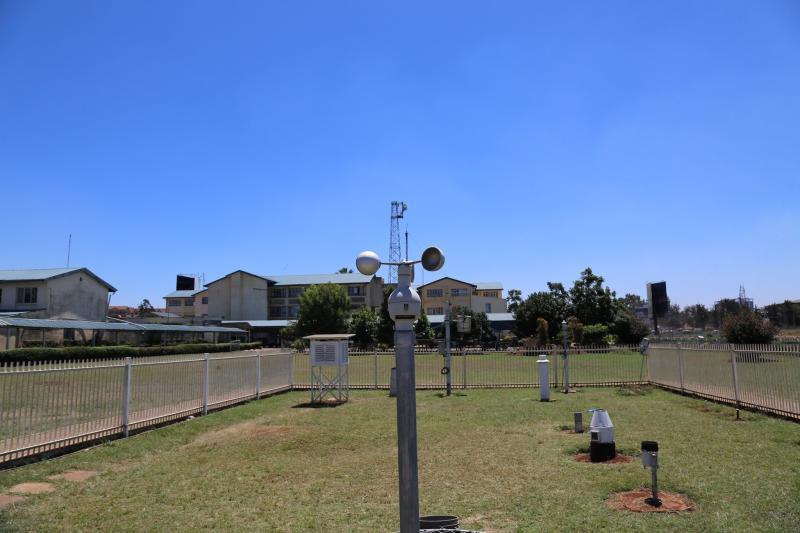 File image of a weather station.