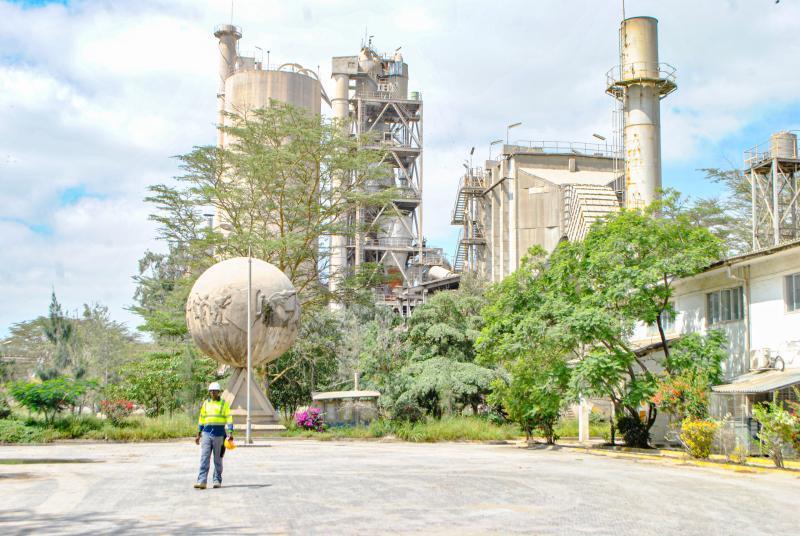 File image of the East Africa Portland Cement (EAPC) factory