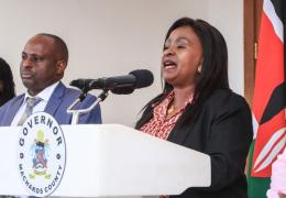 File image of Machakos Governor Wavinya Ndeti.