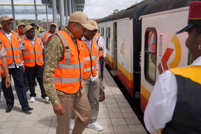 File image of the Mombasa Commuter Rail Service.