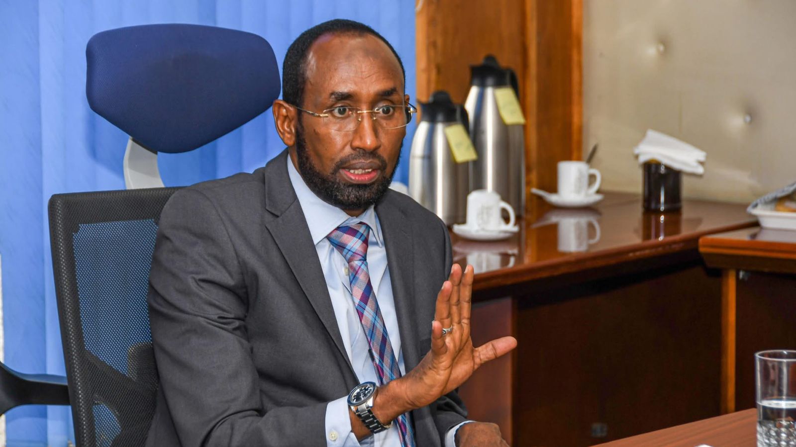 File image of Mandera Governor Mohamed Adan Khalif