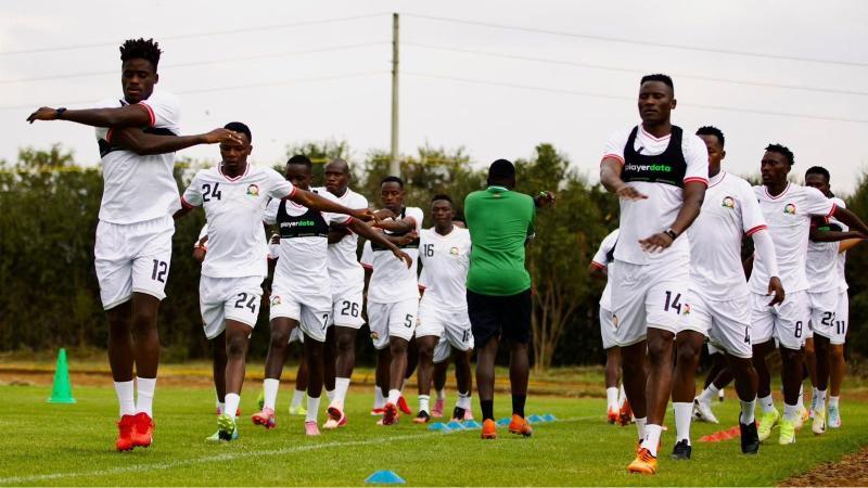 File image of Harambee Stars players in training
