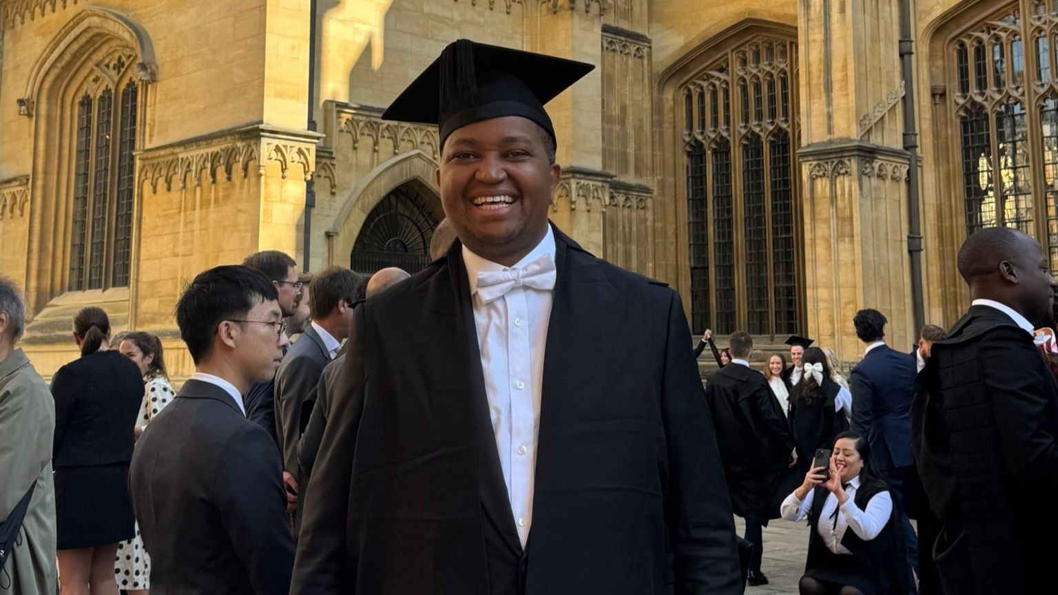 File image of Irungu Nyakera at his graduation