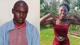 File image of the suspect, Gidion Angisa, and the victim, Faith Kemunto