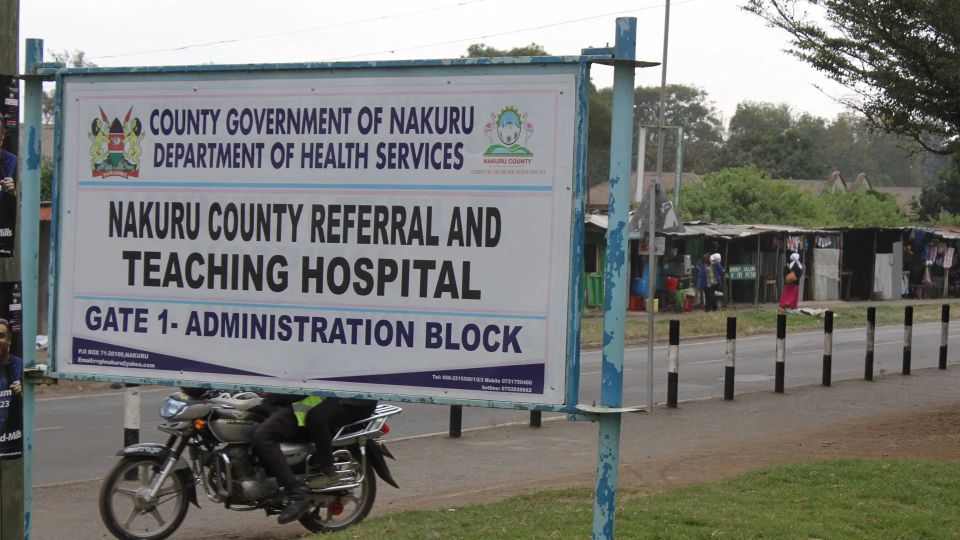 File image of the Nakuru County Referral and Teaching Hospital