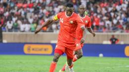 File image of Michael Olunga against Gambia