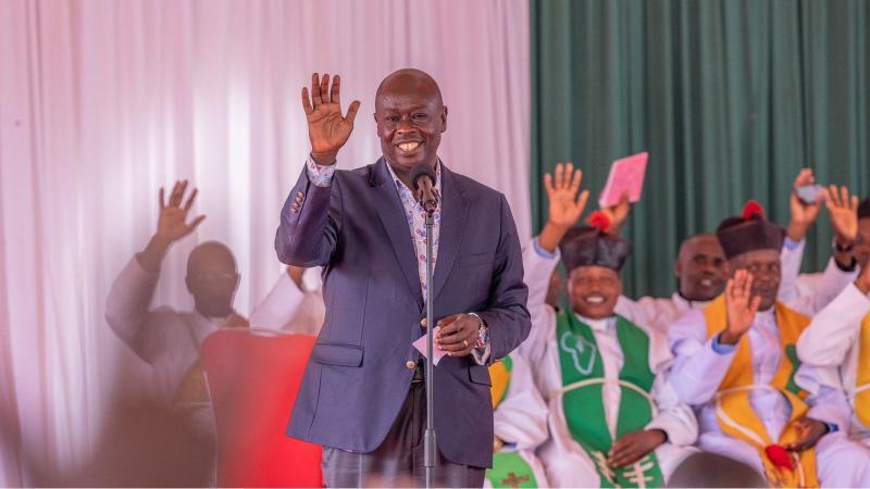 File image of DCP Party leader Rigathi Gachagua