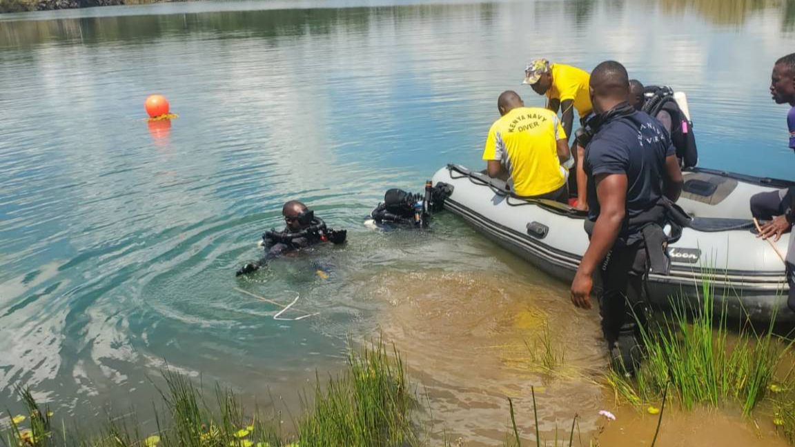 File image of the KDF diving team