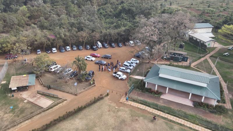Aerial image of Karura Forest