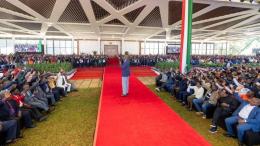 File image of President William Ruto during a meeting at State House