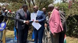 File image of Seth Panyako during the handover ceremony