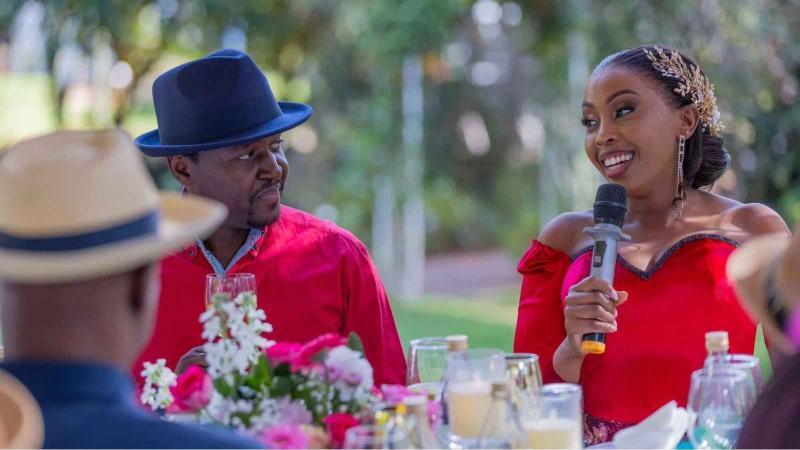 File image of Pauline Njoroge and her partner.