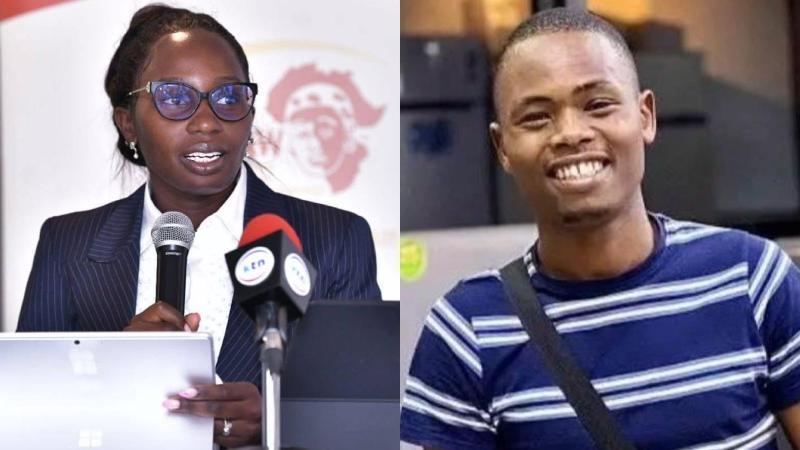 File image of Law Society of Kenya (LSK) President Faith Odhiambo and Simon Warui