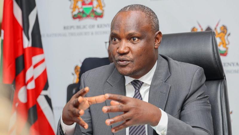 File image of Treasury Cabinet Secretary John Mbadi
