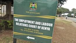 File image of the Employment and Labour Relations Court in Nyeri