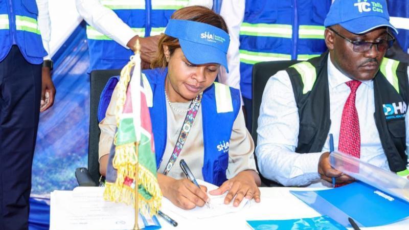 File image of SHA CEO Mercy Mwangangi