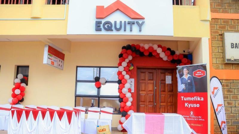 File image of an Equity Bank branch