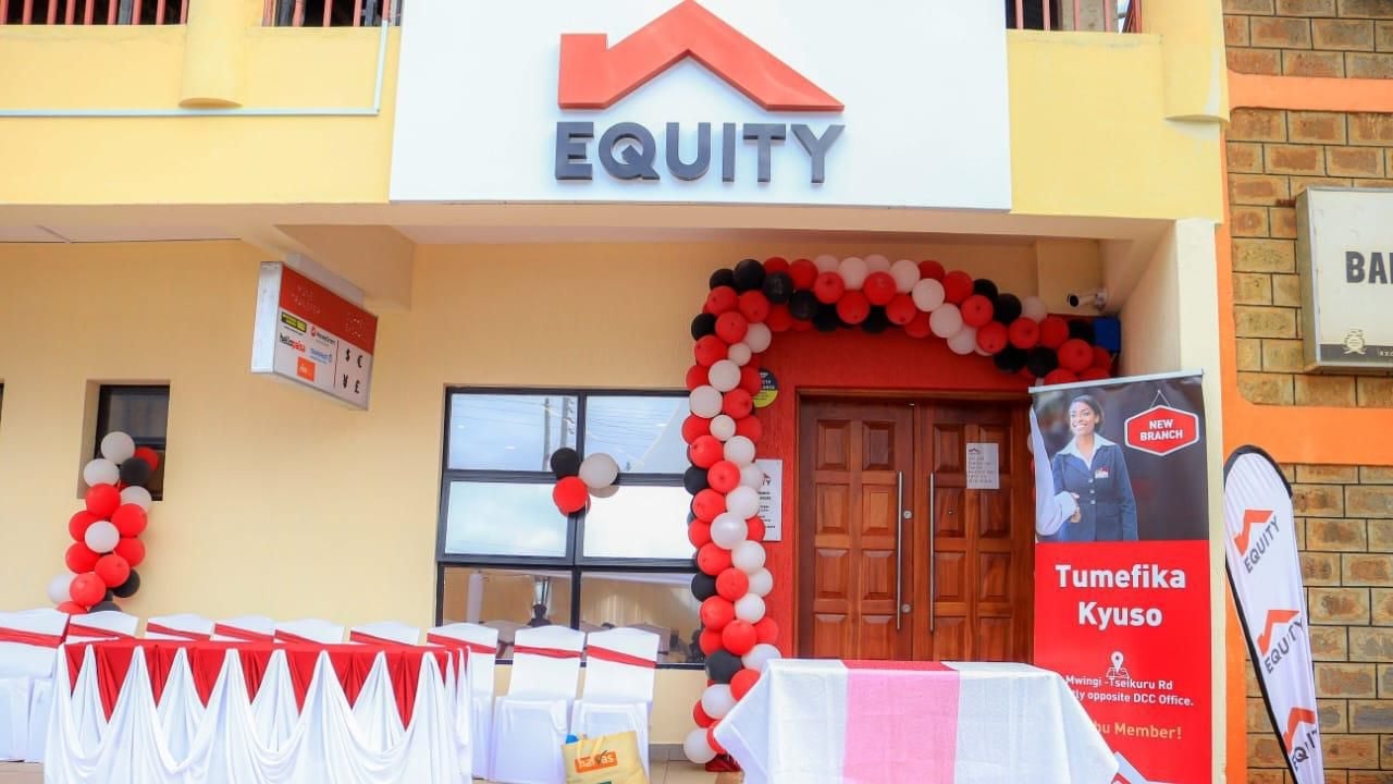 File image of an Equity Bank branch