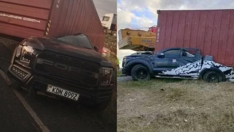 File image of the accident involving businessman Dennis Kasyoki