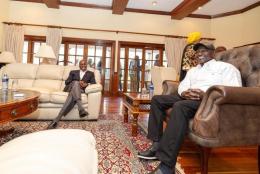 File image of William Ruto and Gideon Moi