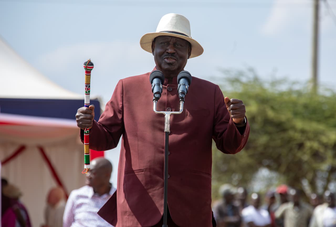 File image of Raila Odinga
