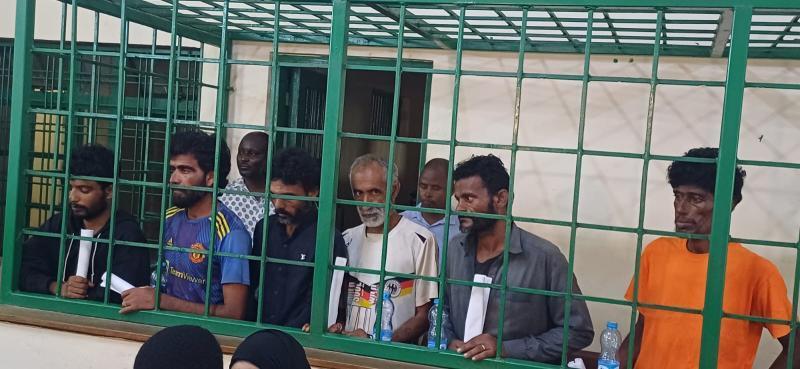 File image of 6 Iranian nationals arrested with a consignment of methamphetamine.
