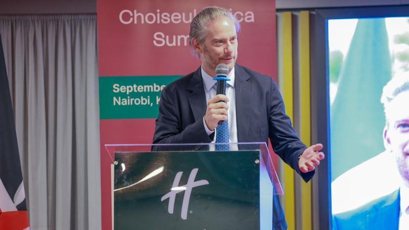 File image of the French Ambassador to Kenya Arnaud Suquet