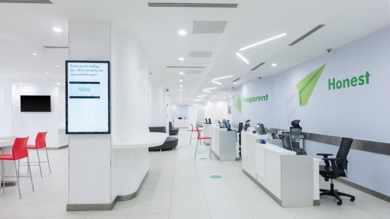 File image of a Safaricom Shop along Moi Avenue