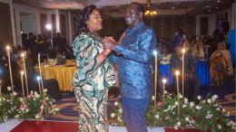 File image of Raila Odinga and Ida
